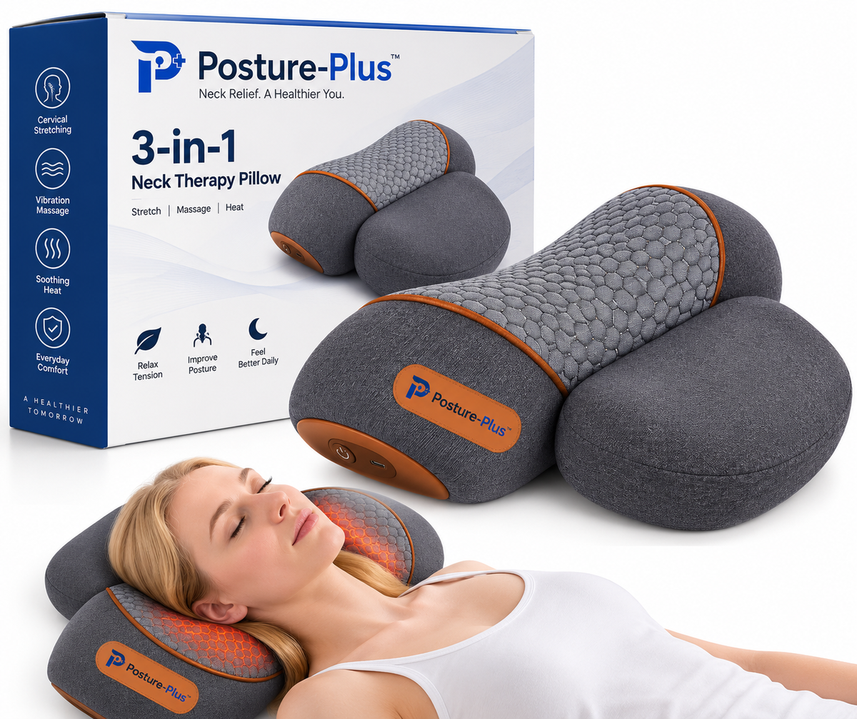 PosturePlus™ 3-in-1 Neck Therapy Pillow