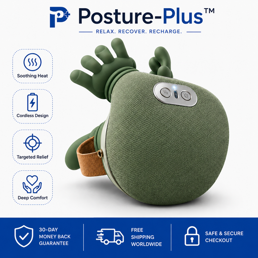 Posture-Plus™ ReliefPulse Neck & Back Massager