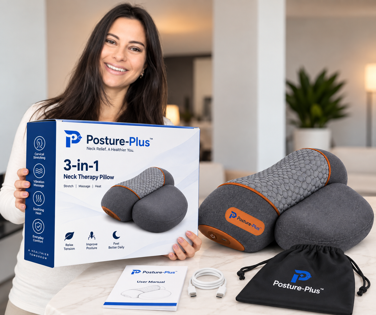 PosturePlus™ 3-in-1 Neck Therapy Pillow