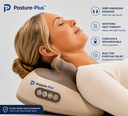 PosturePlus™ Neck Relief Pillow Massager